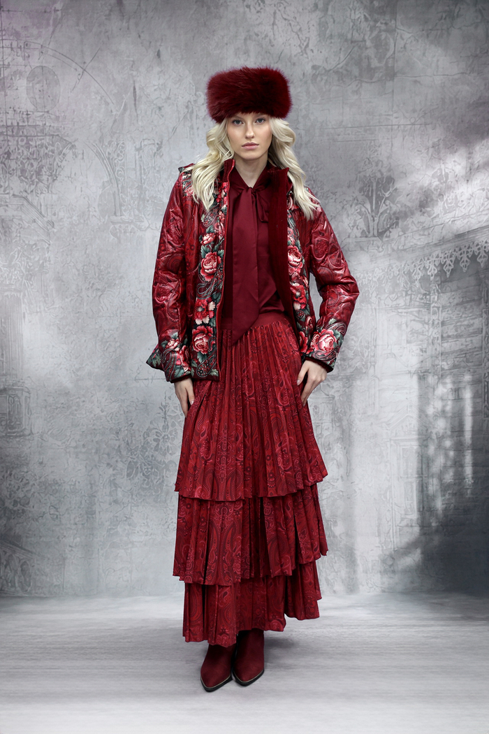 Jacket “Ophelia. Peonies and Paisley”