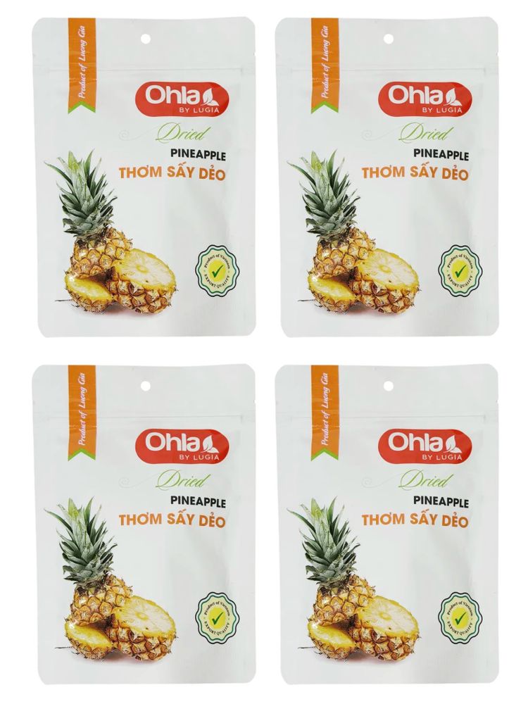 Ананас Ohla сушеный 100 г x 4 шт