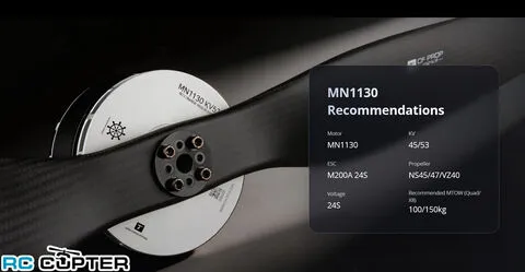 T-Motor MN1130 KV45 (45-47", 24S, 57.3 кг)