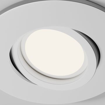 Встраиваемый точечный светильник 1*GU10 DL061-GU10-W белый Wink Maytoni