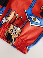 Пижама для мальчика Next AJ4-852, 3 шт., Синий, Бежевый, Красный
