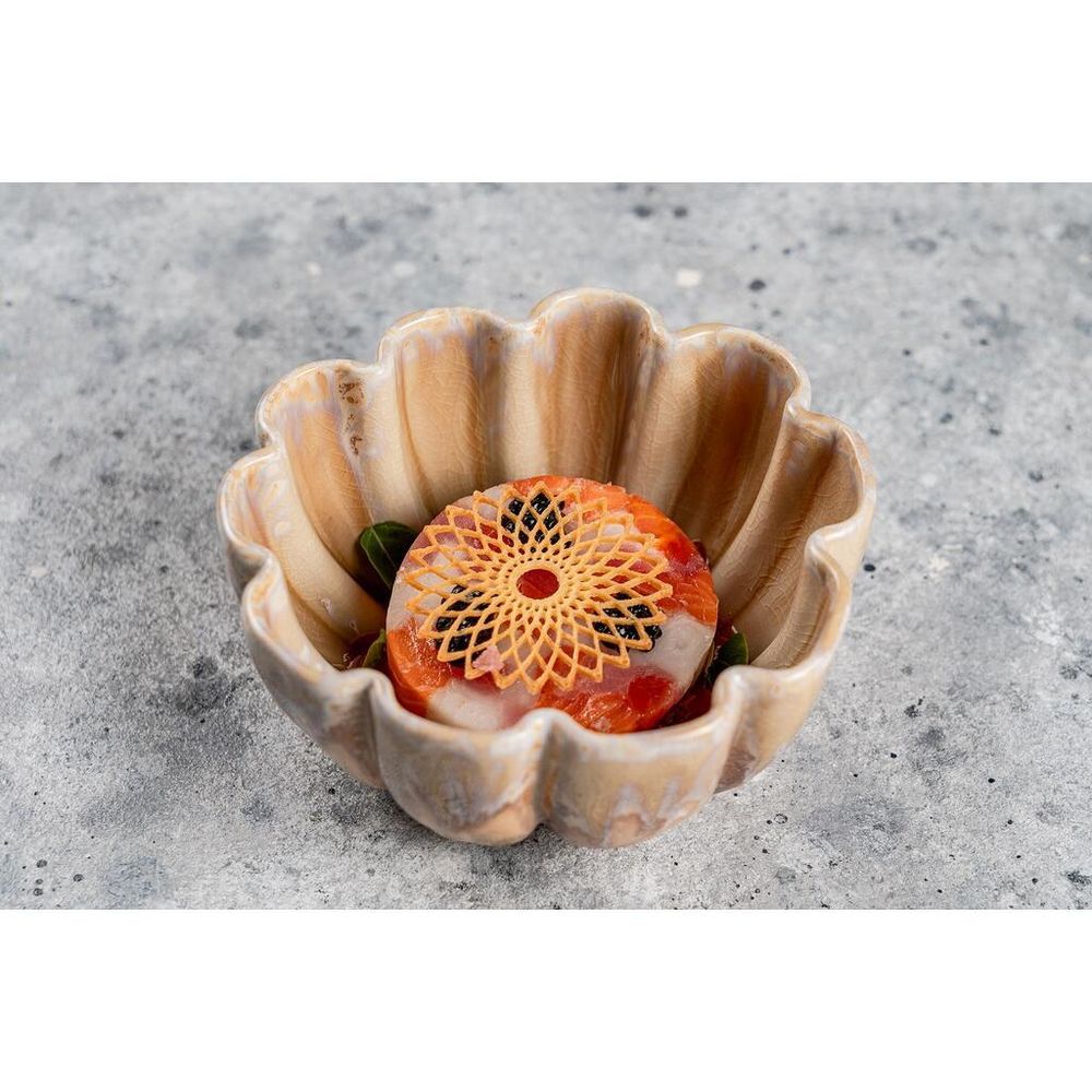 Салатник 450 мл d 14 см h7 см емкость для закусок Pearl Shell Frutti di Mare P.L. [6]
