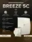 Вентилятор накладной BREEZE D125 обр.клапан айвори DICITI