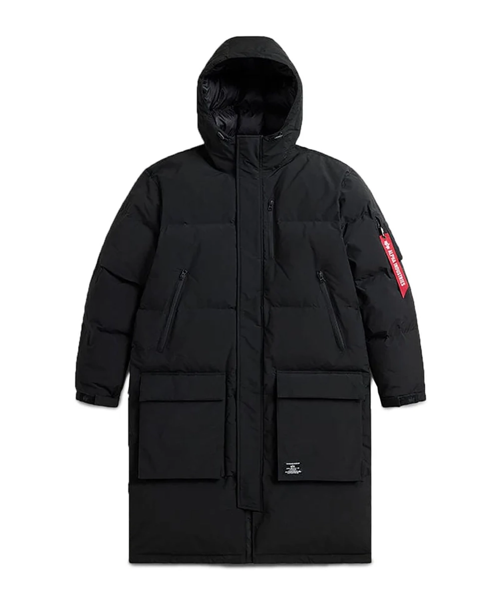 Парка пуховая Alpha Industries Long Puffer Parka - Black