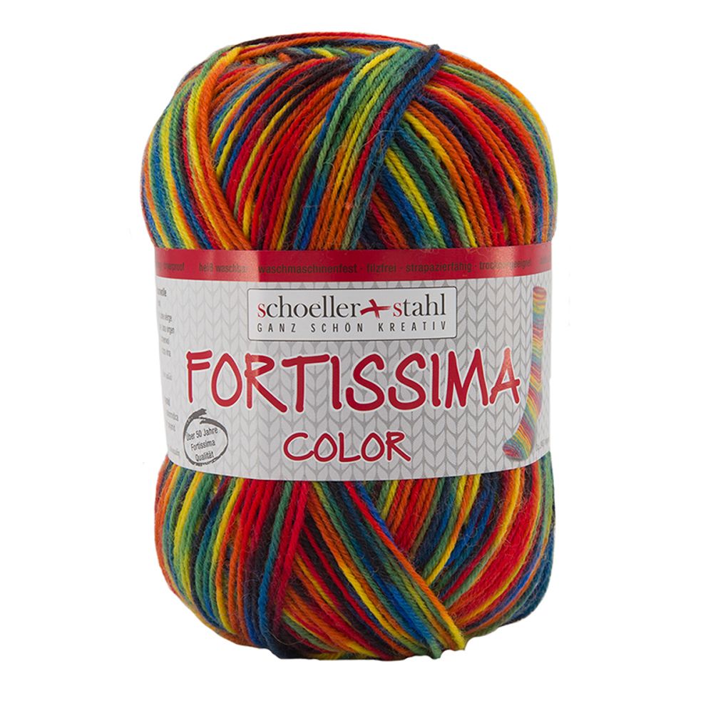 Пряжа Austermann (Аустерманн) Fortissima Socka 4-fach color / уп.5 мот. по 100 г, 420м, килт Пряжа Austermann (Аустерманн) Fortissima Socka 4-fach color / уп.5 мот. по 100 г, 420м, килт