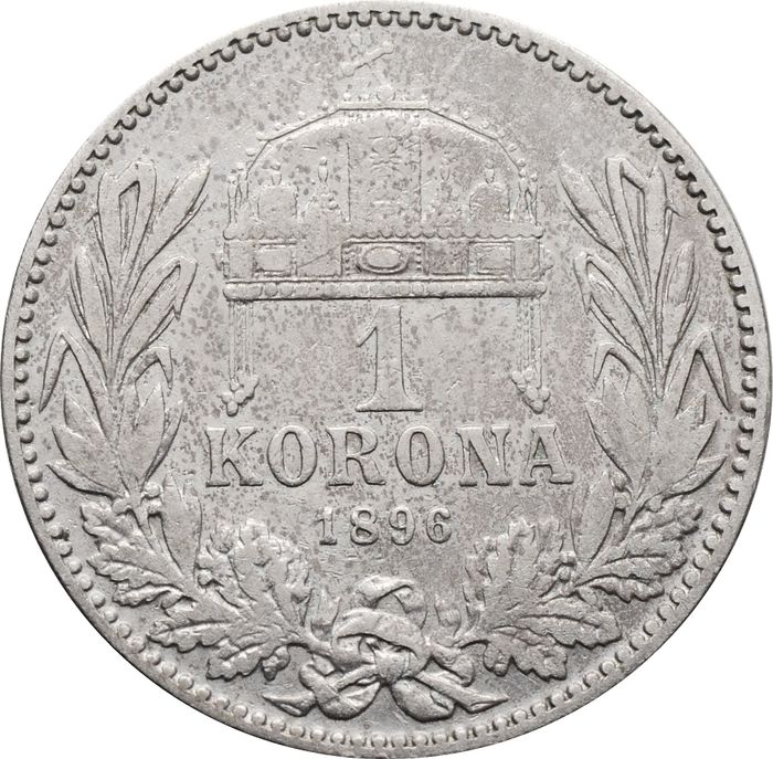 1 крона 1896 Венгрия