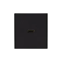 Розетка HDMI KRANZ Miele Strong Антрацит KR-78-0730-5