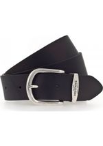 Ремень 35 mm with metal loop and buckle in polished silver MW3074L14-0690