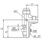 Штуцер FRL JIC 3/4"