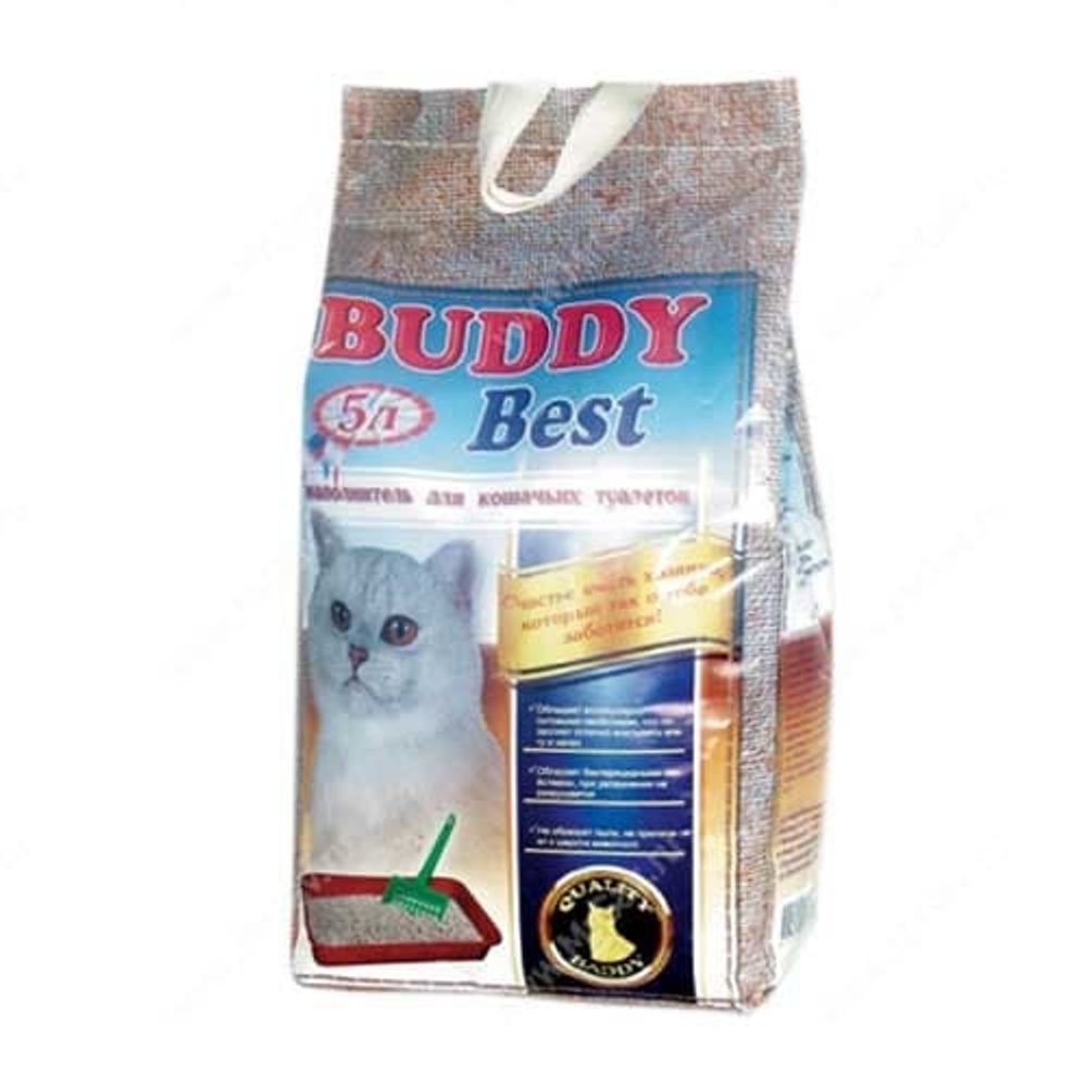 Наполнитель для кошачьего туалета "BUDDY Best" 5л Наполнитель для кошачьего туалета "BUDDY Best" 5л