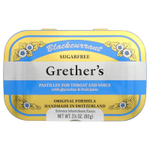 Grether's Pastilles, для здоровья горла и голоса, без сахара, со вкусом черной смородины, 24 пастилки