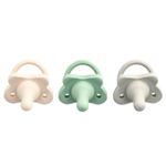 Dr. Brown's, HappyPaci™, соска для детей 0–6 месяцев, зеленый, серый и бежевый, 3 шт.