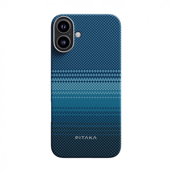 Чехол Pitaka Tactile Woven для iPhone 16 Plus, Восход луны| Moonrise