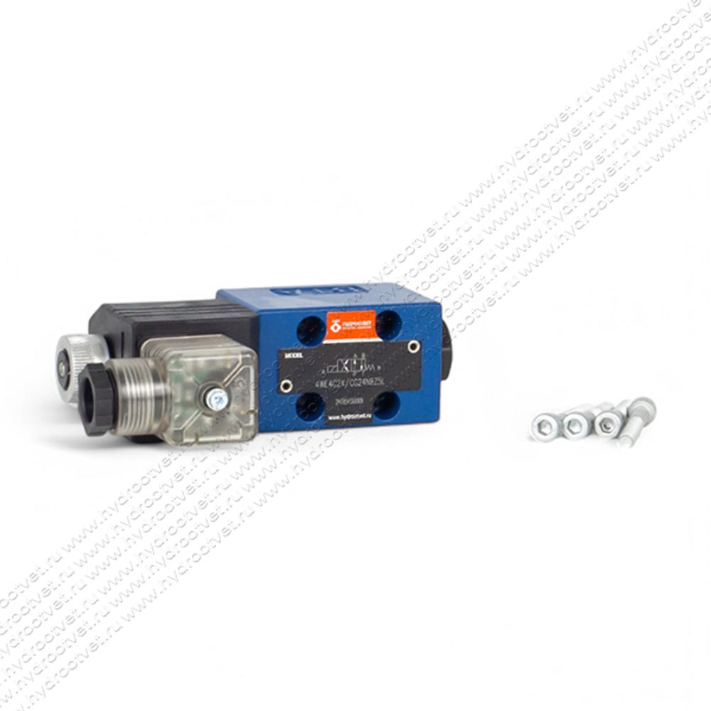 4WE4C2X/CG24N9Z5L - Гидрораспределитель золотниковый Ду 4 (CETOP02) с электроуправлением, схема C (574), электроуправление G24, возврат - пружинный