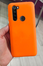Мягкий Soft Touch чехол из силикона для XIAOMI REDMI NOTE 8T с бархатной подкладкой