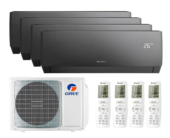 Мульти сплит-система Gree 4 x GWH09AGCXB-K6DNA4F/I / GWHD(28)NK6OO (LCLH)