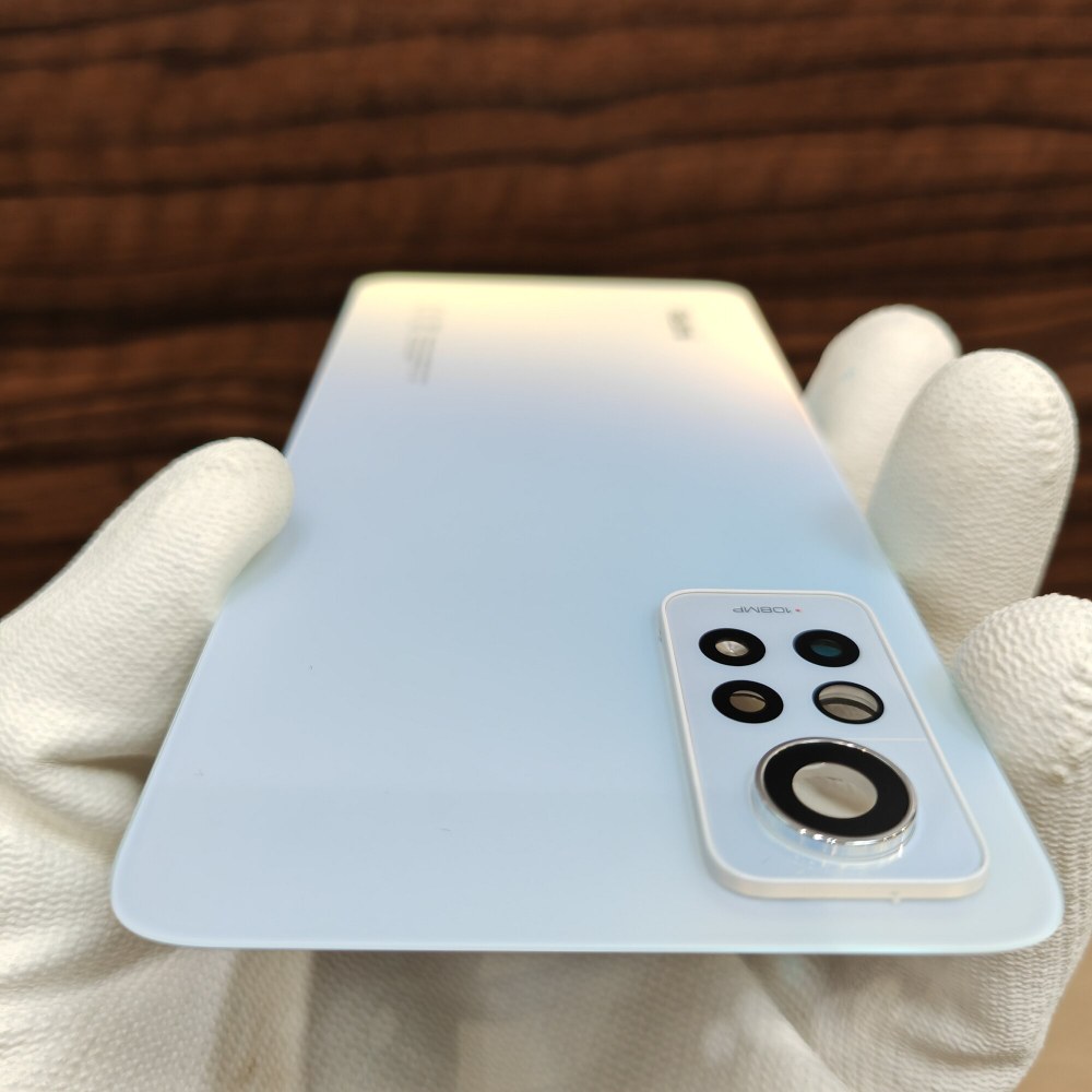 Крышка для Redmi Note 12 Pro 4G - оригинальная задняя стеклянная панель (белого цвета)