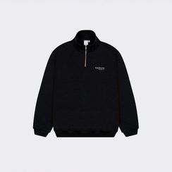 Cвитшот UNIFORM Half-zip Regular, черный