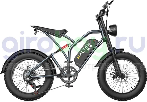 Электровелосипед HALTEN H20 (48V/20Ah) гидравлический тормоз фото №7