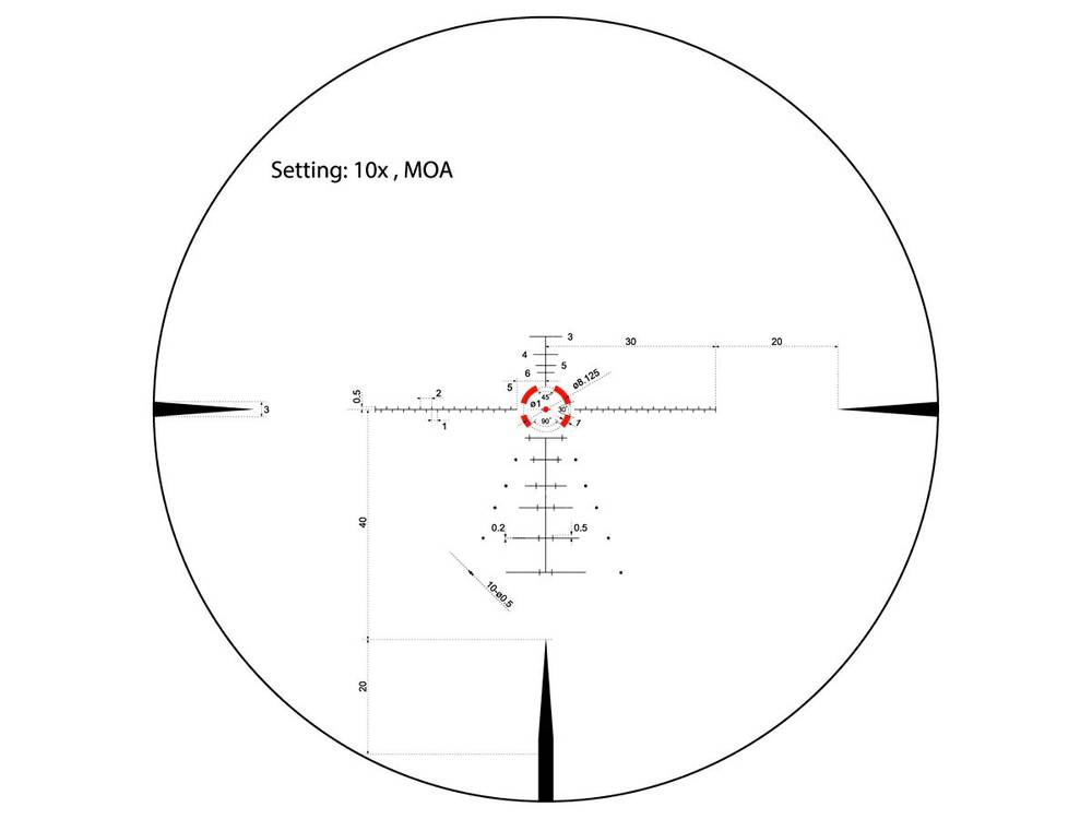 Оптический прицел Vector Optics 30мм SFP Constantine 1-10X24 - фото 3