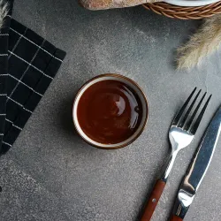 Соусник 80 мл d 7,4 см h3,7 см круглый фарфор Wood Fusion P.L. Proff Cuisine [6]