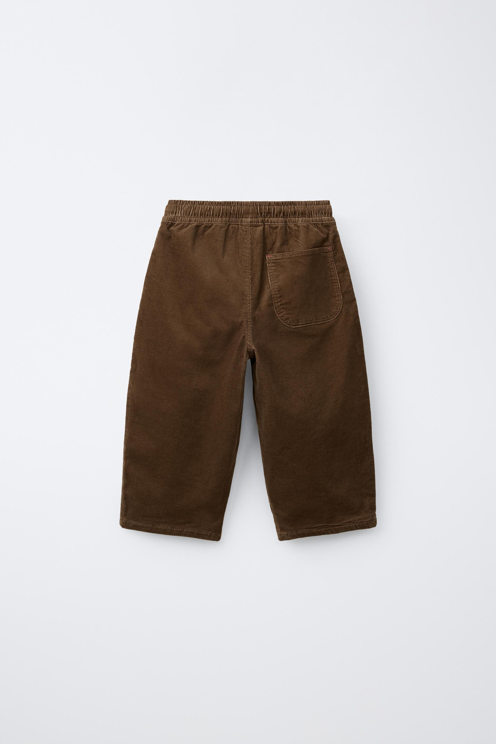 ZARA БРЮКИ BAGGY ИЗ ТОНКОГО ВЕЛЬВЕТА, КАРАМЕЛЬНЫЙ