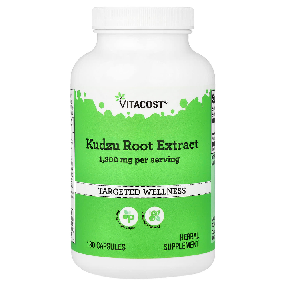 Vitacost, Kudzu Root Extract, 180 Capsules (600 mg per Capsule)