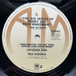 Винтажная виниловая пластинка LP Rick Wakeman The Six Wives Of Henry VIII (Япония 1975) (Без Оби) Catherine Of Aragon