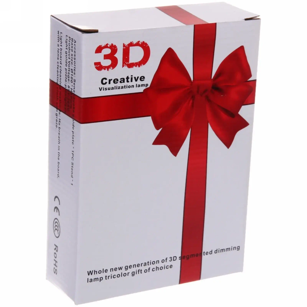 Светильник ночник «3D-Сердце» 17,5*13см LED 220Вт