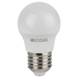 Лампа светодиодная Kodak LED P45-7W-830-E27 K 7Вт шар теплый белый свет Е27 | Kodak