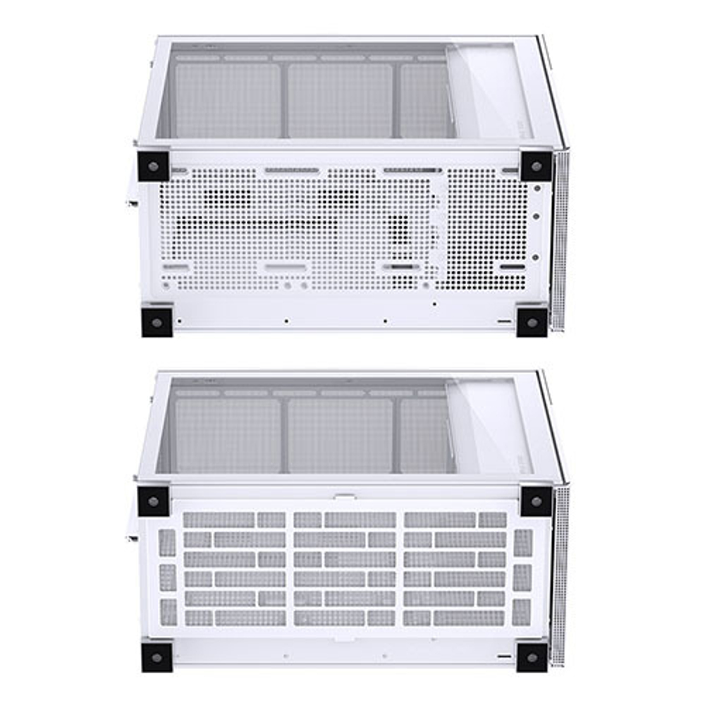 Корпус JONSBO D41 STD SC, 8" Color LCD, mini-ITX, micro-ATX, ATX, белый (без БП)