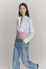 РУБАШКА В ПОЛОСКУ С МАНИШКОЙ ZW COLLECTION — ZARA