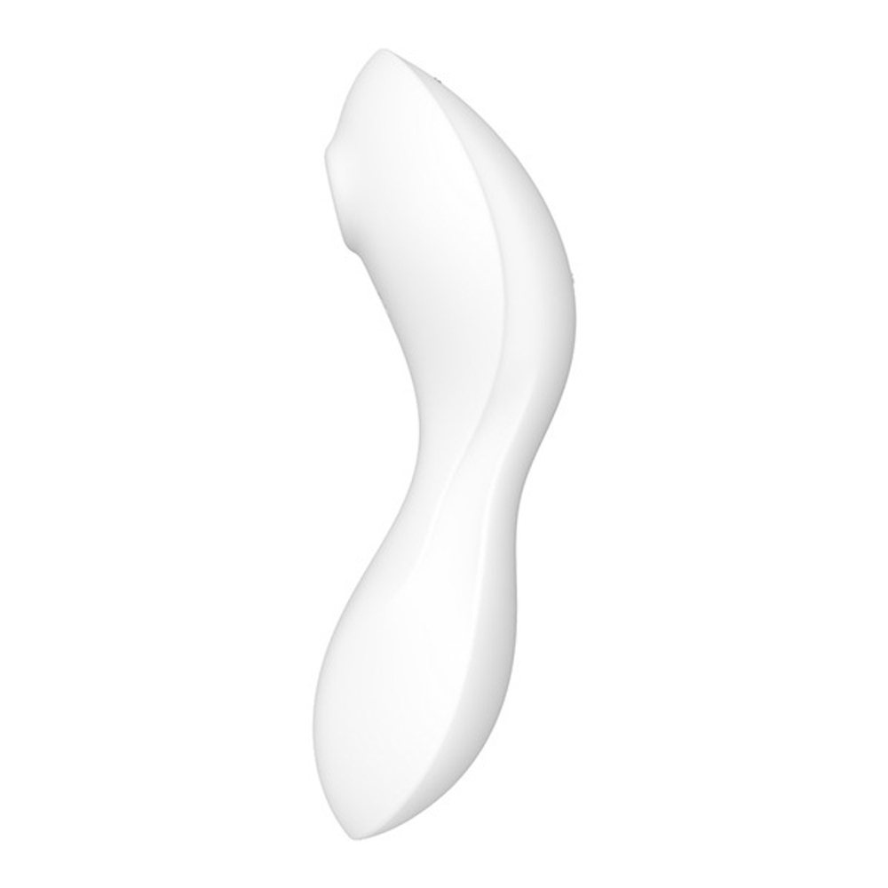 Белый вакуум-волновой вибростимулятор 16,5см Satisfyer Curvy Trinity 5+