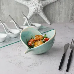 Салатник 125 мл 13*12,9 см h9 см емкость для закусок Sea Blue Shell Frutti di Mare P.L. [1]