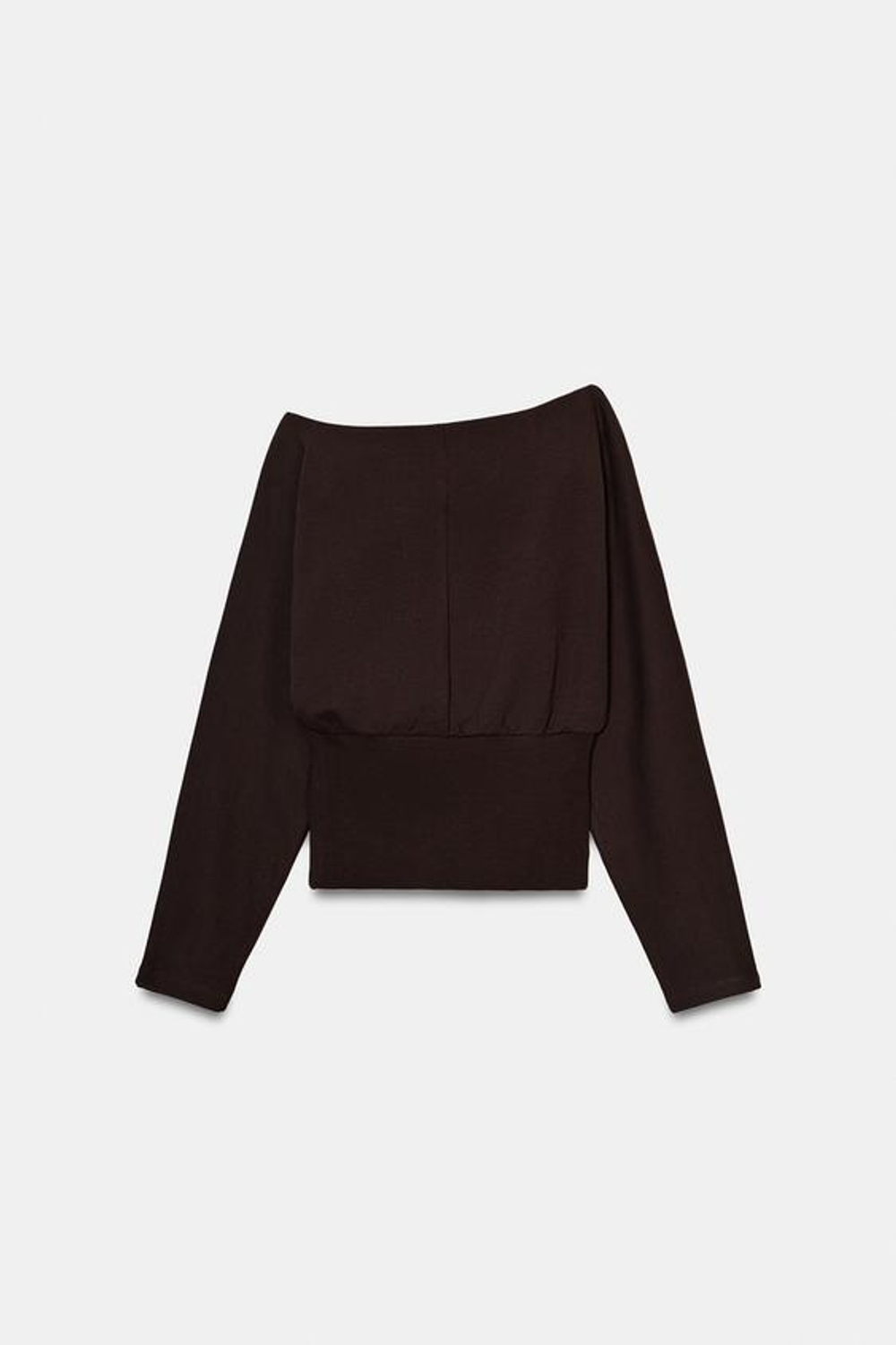 АСИМЕТРИЧНАЯ ХЛОПЧАТОБУМАЖНАЯ ТОЛСТОВКА - ZARA