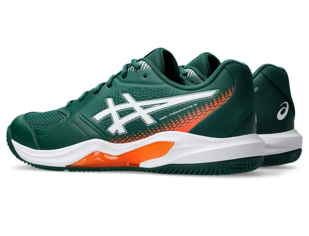 Мужские кросовки для Padel Asics Gel-Dedicate 9 Padel - jewel green/white