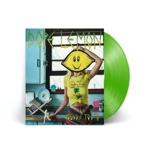 Dope Lemon - Hounds Tooth - Lime Transparent Vinyl