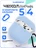 Чехол для Airpods 4 Gurdini силиконовый голубой