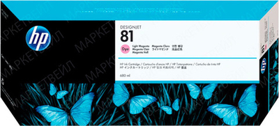 Картридж HP 81 (C4935A) для DesignJet 5500/5000 светло-пурпурный (680 мл)