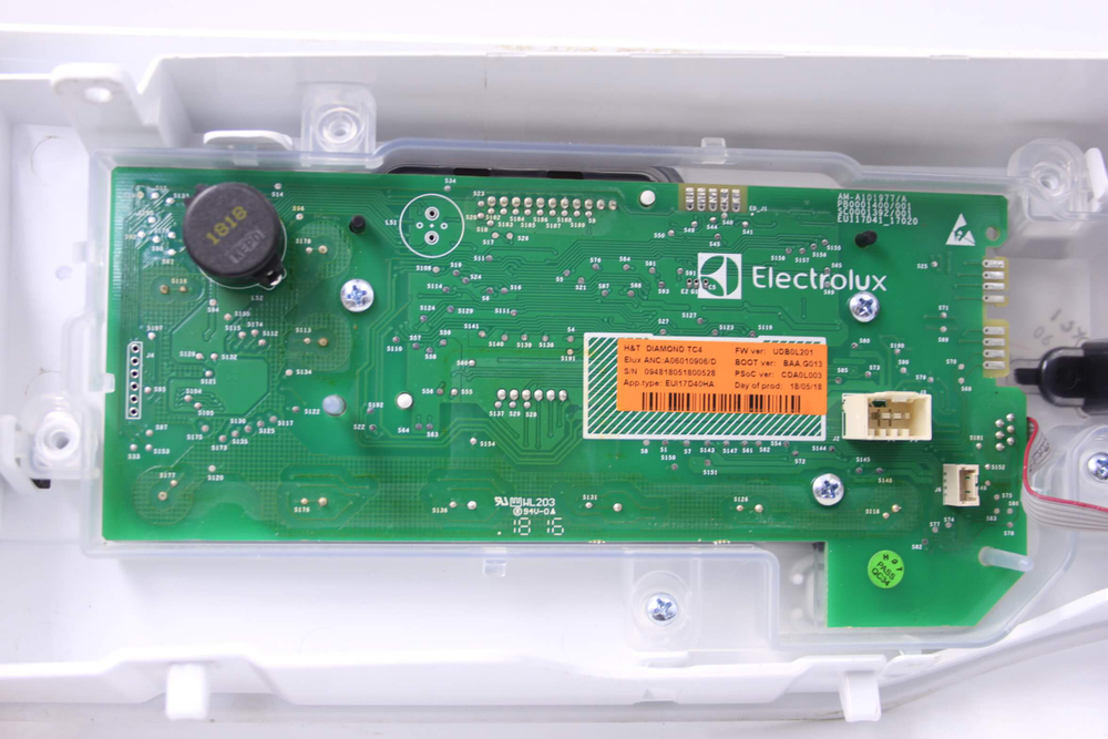 Модуль индикации стиральной машины Electrolux EW7WR447W (В сборе с пластиком)
