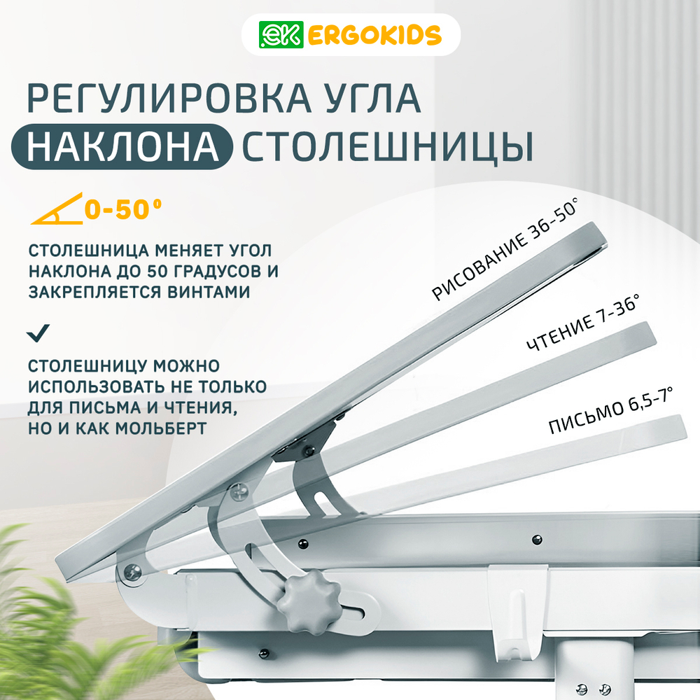 Детский стол и стул Ergokids Fresco XL BD-33