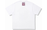 A Bathing Ape X Monkey 47 Ape Head Tee белый розовый