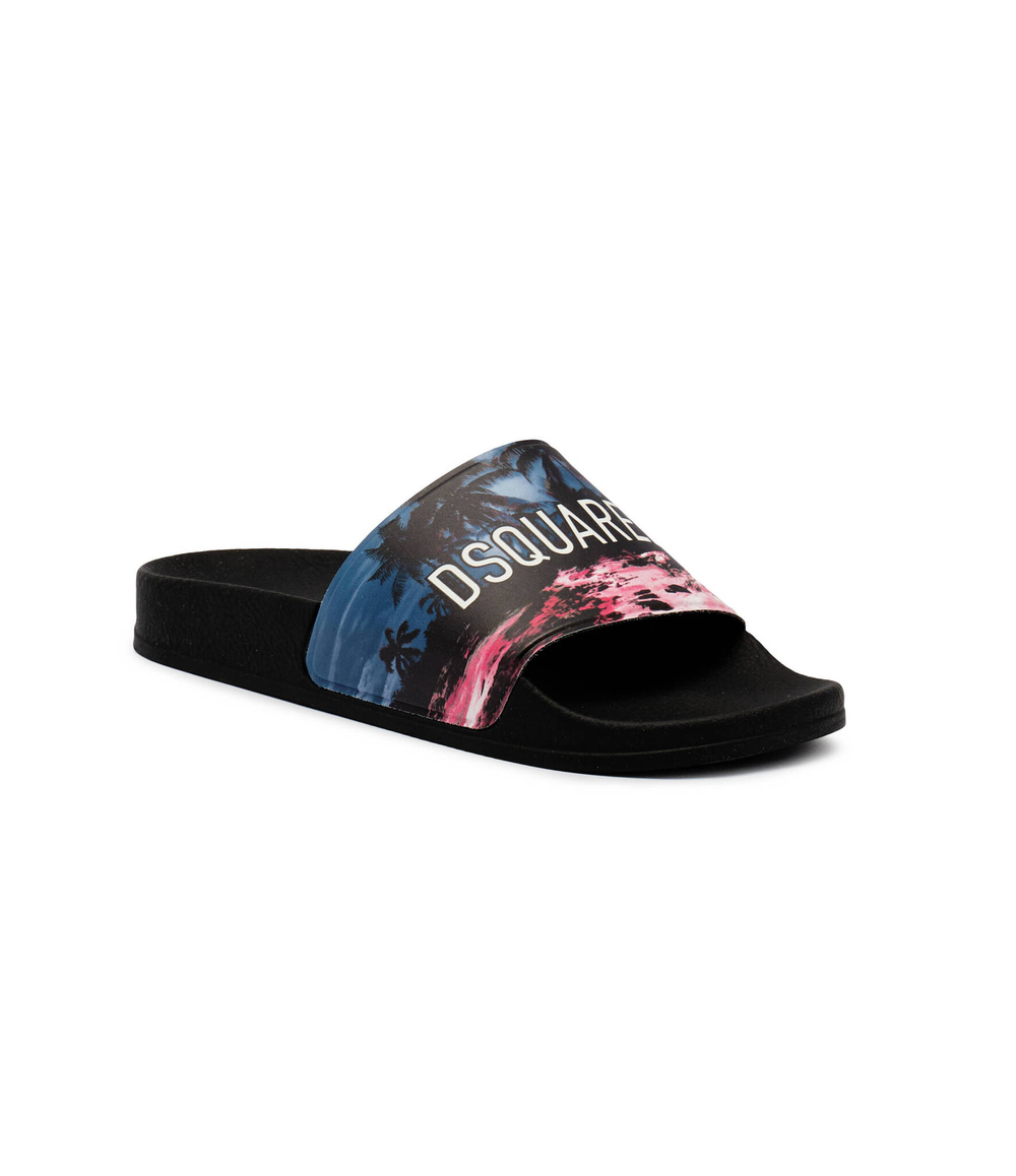 Шлепанцы Dsquared2 - черный(DQ0611 P6673)