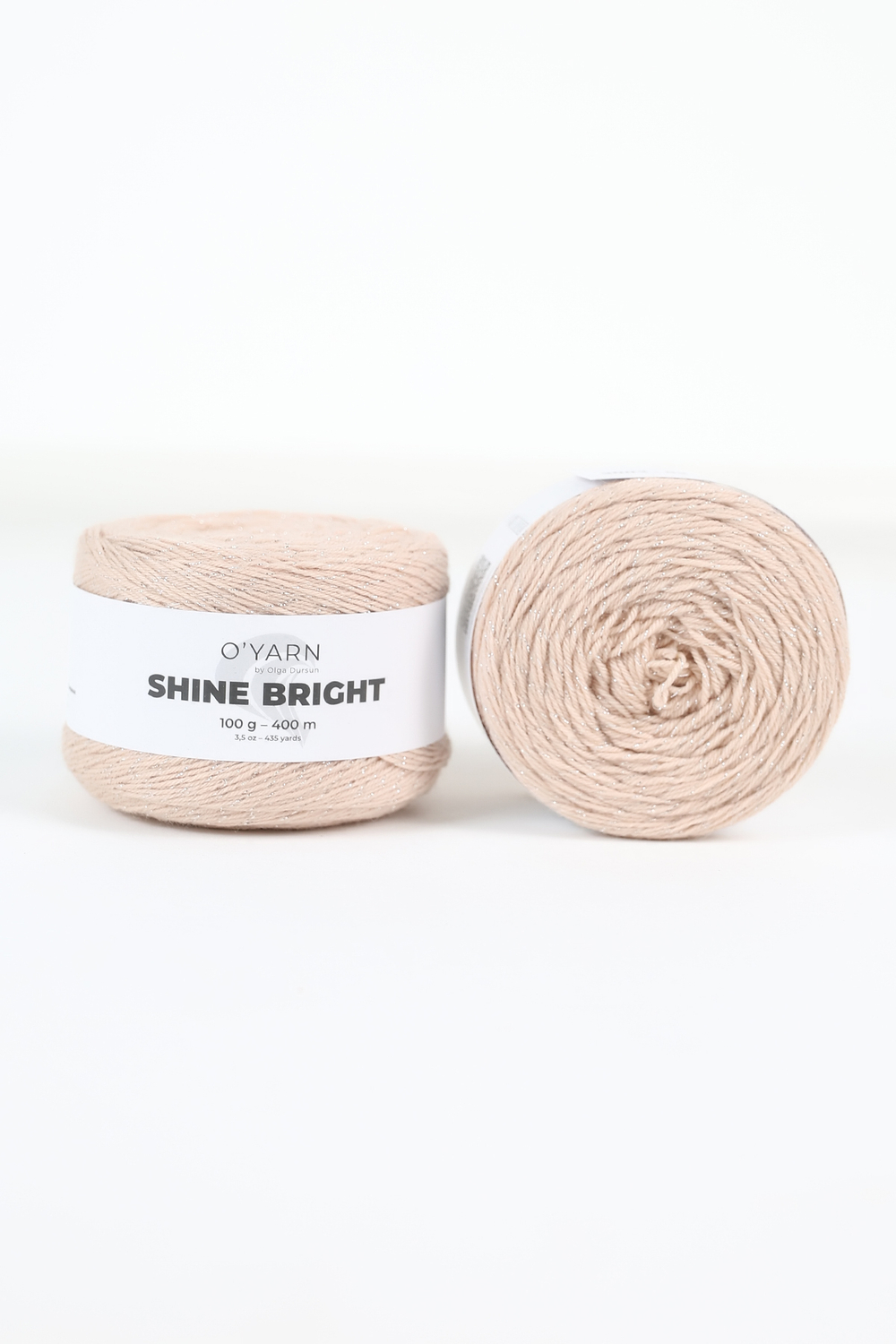 Пряжа O'Yarn SHINE BRIGHT однотонная, 100г