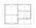 Каркас дома 8 x 6 м