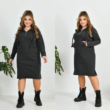 Платье-худи УК-3601-6 Фабрика Моды