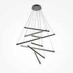 Подвесная светодиодная люстра Maytoni Line MOD016PL-L96BK