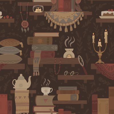 Уютные книжные полки