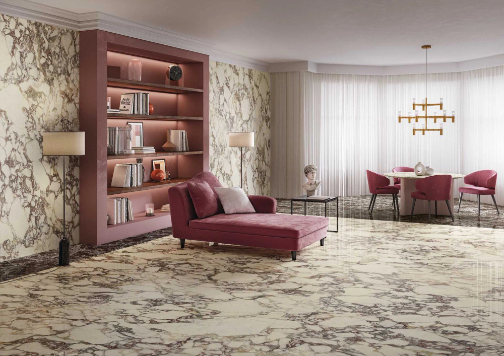 FMG Maxfine Marmi White Calacatta Silky 75x150