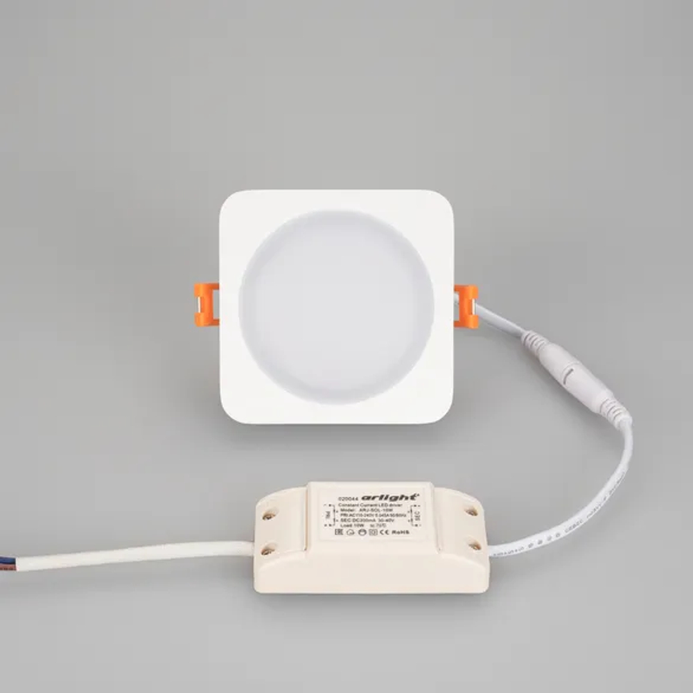 Светодиодная панель LTD-96x96SOL-10W Day White 4000K (Arlight, IP44 Пластик, 3 года) 017634